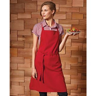 100% Polyester bib apron