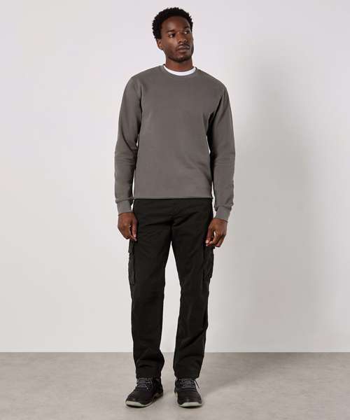 Regular fit piqué sweatshirt